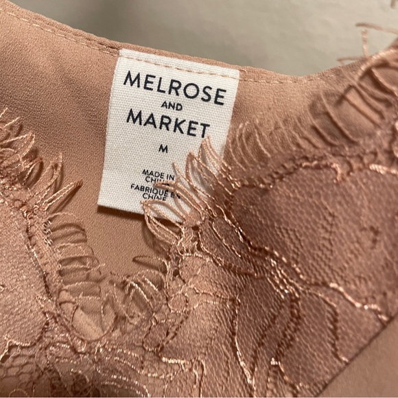 Melrose and Market Lace Trim Camisole - Beige - Picture 2 of 2